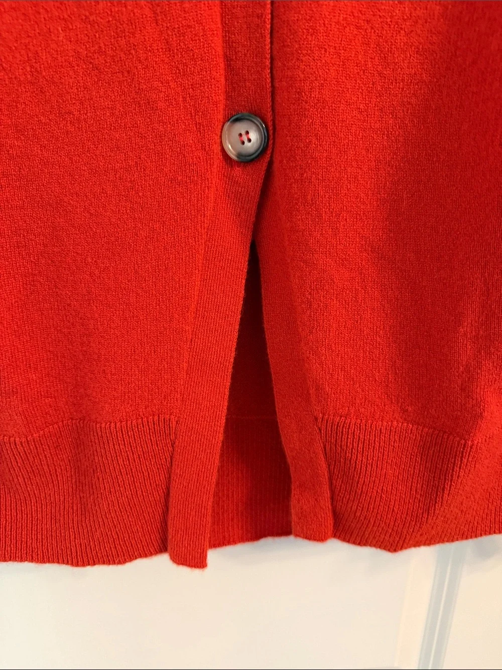 Veronica Beard Lamotte Cashmere Cardigan in Carnelian Red NWT